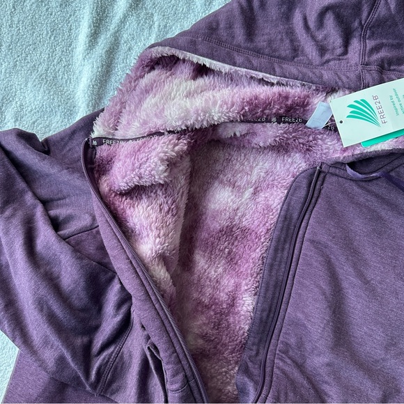 NWT Free 2B Sherpa Full Zip Hoodie - Picture 5 of 7